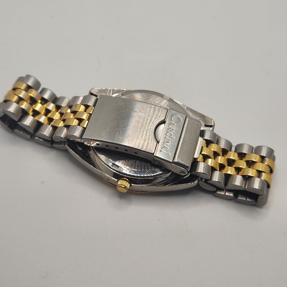 Cardinal Two-Tone Stainless Steel Water Resiatdmt MENS Watch - Picture 5 of 6